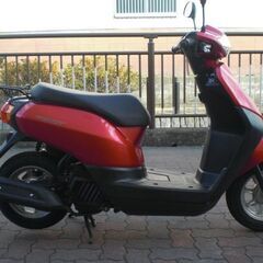 AF79 タクトベーシック キャンディレッド 低走行車 バッテリー/リアタイヤ新品交換済みの画像