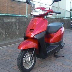 AF79 タクトベーシック キャンディレッド 低走行車 バッテリー/リアタイヤ新品交換済みの画像