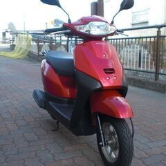 AF79 タクトベーシック キャンディレッド 低走行車 バッテリー/リアタイヤ新品交換済みの画像
