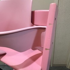 STOKKE ストッケ　トリップトラップチェア ピンク ベビーセット付き
