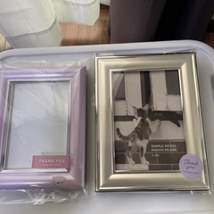 『お取引中』無印良品　収納ボックスと写真立て の画像