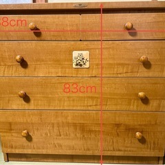 洋服タンス　箪笥　キャビネットの画像