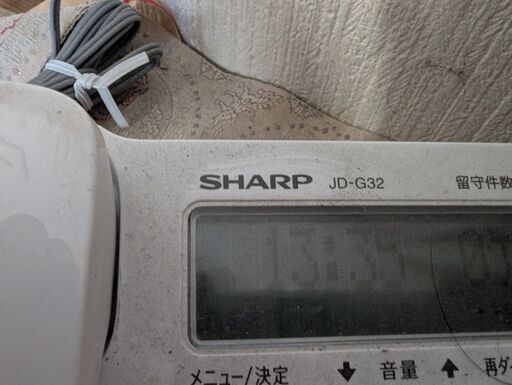 シャープJD-C32 親機と子機　中古