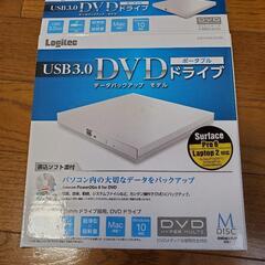 Logitec　ポータブルDVDドライブ　LDR-PUE8U3LWH