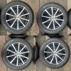 バリ溝 215/60R17 PCD114.3 IN 38 アルフ...