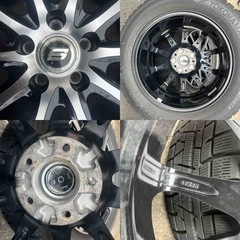 バリ溝 215/60R17 PCD114.3 IN 38 アルファード ヴェルファイア YOKOHAMA IG50の画像