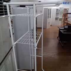 ★ジモティ割あり★  ランドリーラック ホワイト H172×D45×W45 クリーニング済み TK3913の画像