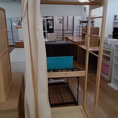 ★ジモティ割あり★  ハンガーラック ナチュラル H160×D7...