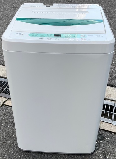 【RKGSE-240】特価！YAMADA/4.5kg/全自動洗濯機/YWM-T45A1/中古/2017年製/当社より近隣地域無料配達