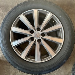 スタッドレスタイヤ　エンケイアルミホイール　4本セット　ブリザック　205/60R16 レガシィなど　　の画像