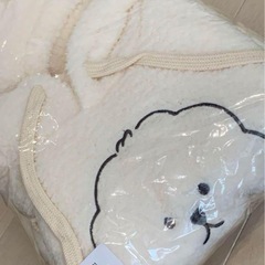 購入価格4000円　KINNE ボアわんちゃんセット　子供服　キッズ　犬　パーカー　セットアップの画像