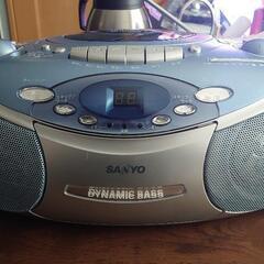 SANYO  CDラジカセ（ラジオ専用）