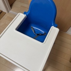 ベビー　キッズ　ベルト付き　IKEA 　子ども椅子　ハイチェア　の画像
