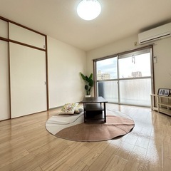 🌻西鉄花畑駅（特急とまります‼️）徒歩圏内・契約金令和７年６月までなら９,６００円のみ🌻オートロック（設置予定）エレベーター付き広々１DKマンションタイプ♥️インターネットはもちろん無料で、室内は２口ガスコンロ・エアコン等々標準装備💓 − 福岡県