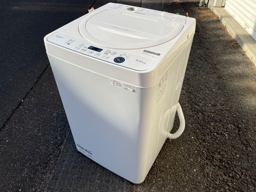 SHARP シャープ 5.5kg洗濯機 ES-GE5E 2021年製