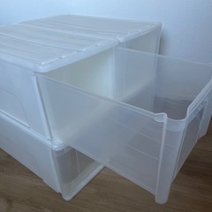 無料☆押入れ衣装ケース☆4個セットの画像