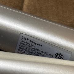 【美品】the rotating iron　インスタで話題の回転式ヘアアイロンの画像