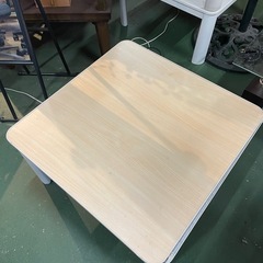 天板木目調　折りたたみこたつ