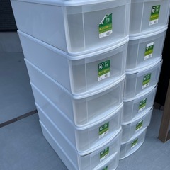 収納ケース　チェストEL 　年内中　12個まとめて　アイリスオーヤマの画像