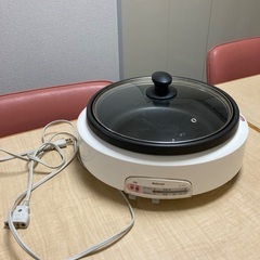 ホットプレート　ナショナル　NF-G30、7穴フライパン　2点セット