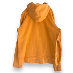 THE NORTH FACE ノースフェイス プルパーカー オレンジ色 デカロゴ の画像