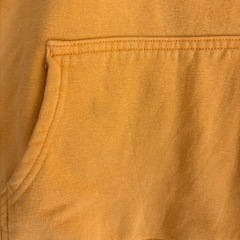 THE NORTH FACE ノースフェイス プルパーカー オレンジ色 デカロゴ の画像