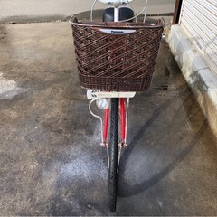 578 パナソニック新機種電動アシスト自転車viviDX26インチレッドボディー