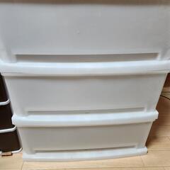 プラスチックチェスト3点セットの画像