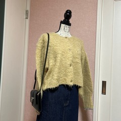 デニムナロースカート