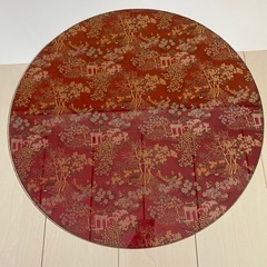 【引渡済】丸テーブル 中国風デザインの画像