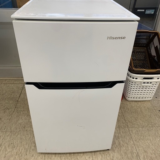 2020年製　Hisense　2ドア冷蔵庫　白　※2400010449789
