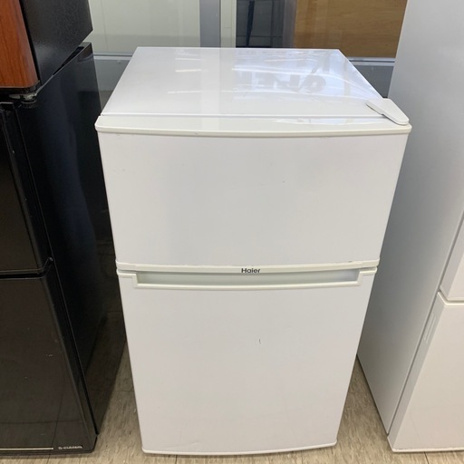 2018年製　Haier　2ドア冷蔵庫　白　※2400010449765