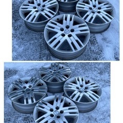 ア）AUTECH  オーテック NISSAN 日産 プレサージュ U31 ライダー純正 17インチアルミホイール 6.5JJ +40 PCD114.3 5穴 ハブ径66Φ 4本セットの画像