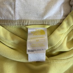 THE NORTH FACE ノースフェイス プルパーカー ジョギング ランニング 黄緑色 Sサイズ レディースの画像