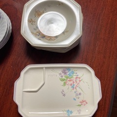 丸皿　角皿　セットの画像