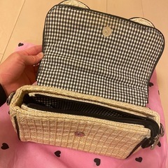 mezzo piano カゴバックの画像