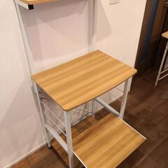 【受け渡し者決定】レンジ台　キッチン　ラックの画像