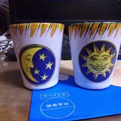 ショットグラス 2個 陶器