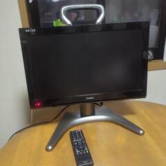 ユニテク　19インチLEDワイド地上デジタル、BS、CS、TV の画像