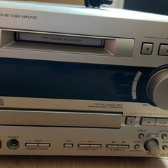 【12/30引渡済ありがとうございました】ONKYOシステムコンポFR-V3【本体のみジャンク】リモコン(電池フタ無し)付き CDプレイヤーの画像