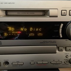 【12/30引渡済ありがとうございました】ONKYOシステムコンポFR-V3【本体のみジャンク】リモコン(電池フタ無し)付き CDプレイヤーの画像