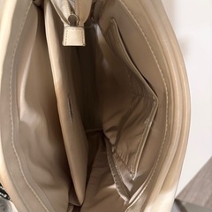 合皮リュックサック　ホワイトの画像