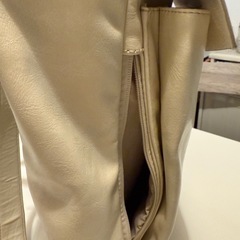 合皮リュックサック　ホワイトの画像