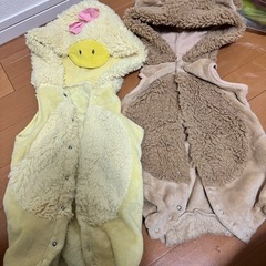 双子　ロンパース　着ぐるみ　サイズ70　　