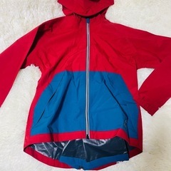 新品同様　バックインレインジャケット　150の画像