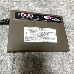 【取引中です】ホットカーペット 山善 3畳用