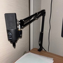 FiFine コンデンサーマイク アーム付き