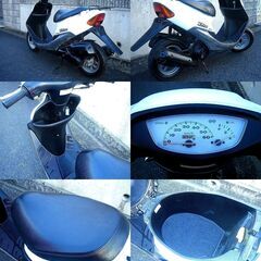 原付スクーター　バッテリー新品・軽整備済み・実動　ライブDio(ディオ) AF34　2サイクル 引き取り歓迎の画像