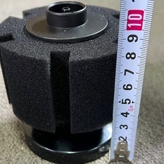 新品 未使用品 置き型スポンジフィルター 手のひらサイズ①の画像