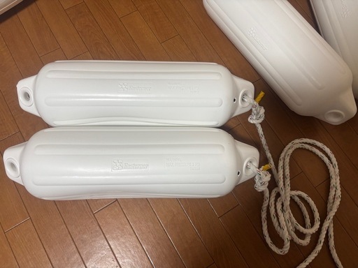 ①EASTERNER フェンダー(2個セット) ホワイト 150×560mm ボート フェンダー 船